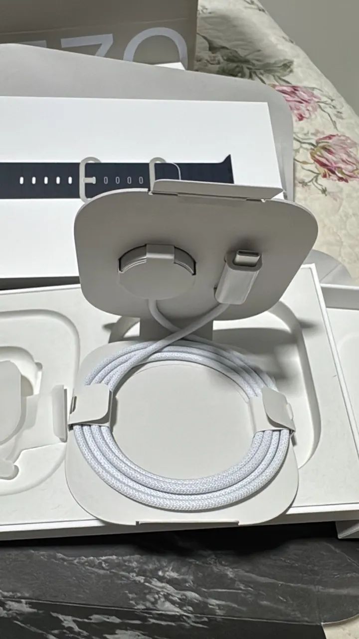 Apple Watch Ultra 2 Geração com Pulseira Azul - Foto 5