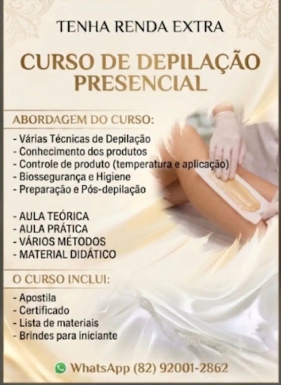 Curso de Depilação Presencial 