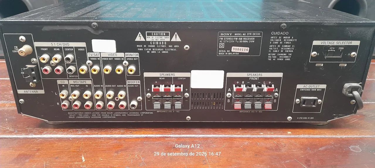 Receiver sony + caixas 0 - Foto 2