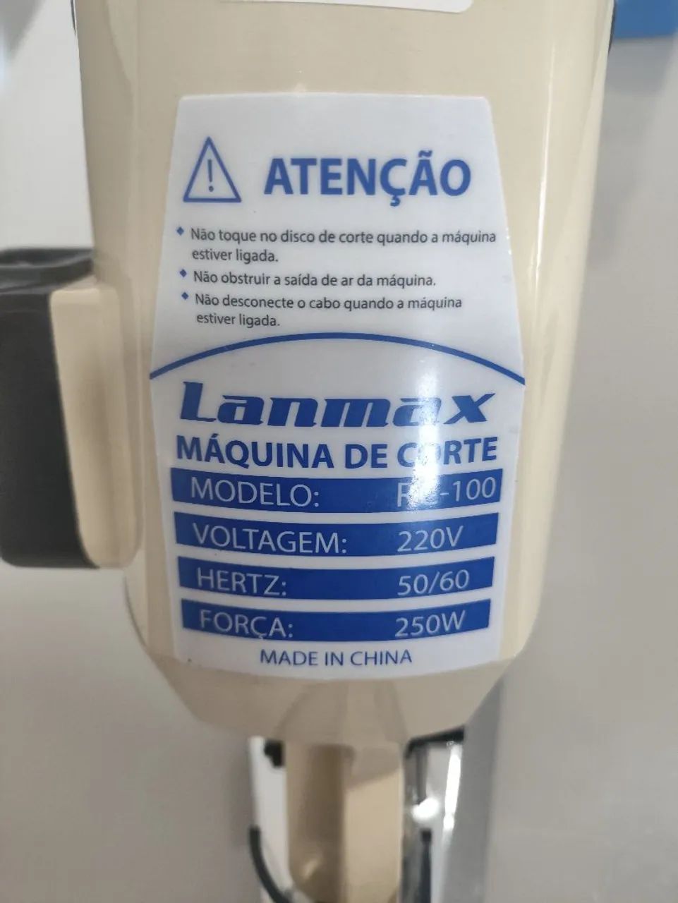 Máquina De Cortar Tecidos 4 Polegadas Rc-100 Lanmax 250w - Foto 2