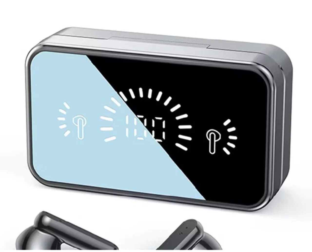 Fone De Ouvido Bluetooth TWS S20 Alto Espelho 5.2 Sem Fio Com Estéreo Binaural Touch HIFI