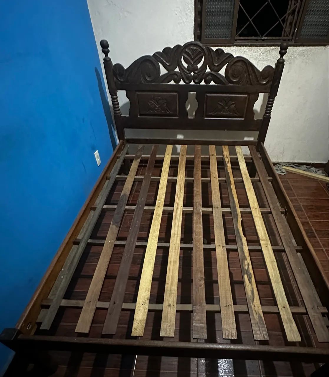 Cama de casal em sucupira - Foto 2