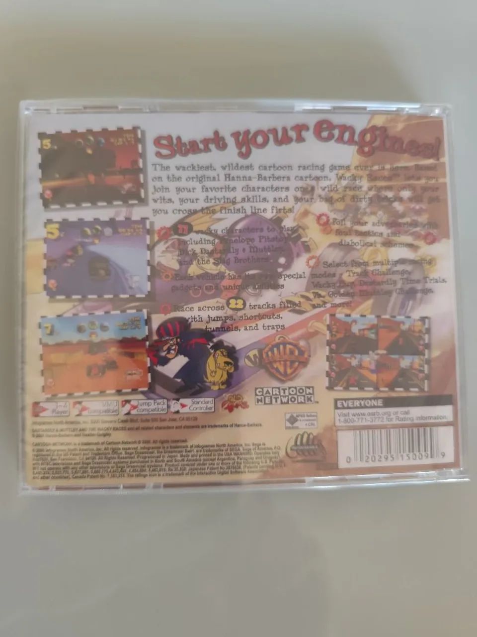 Jogo Repro: Wacky Races (Dreamcast) - Foto 2