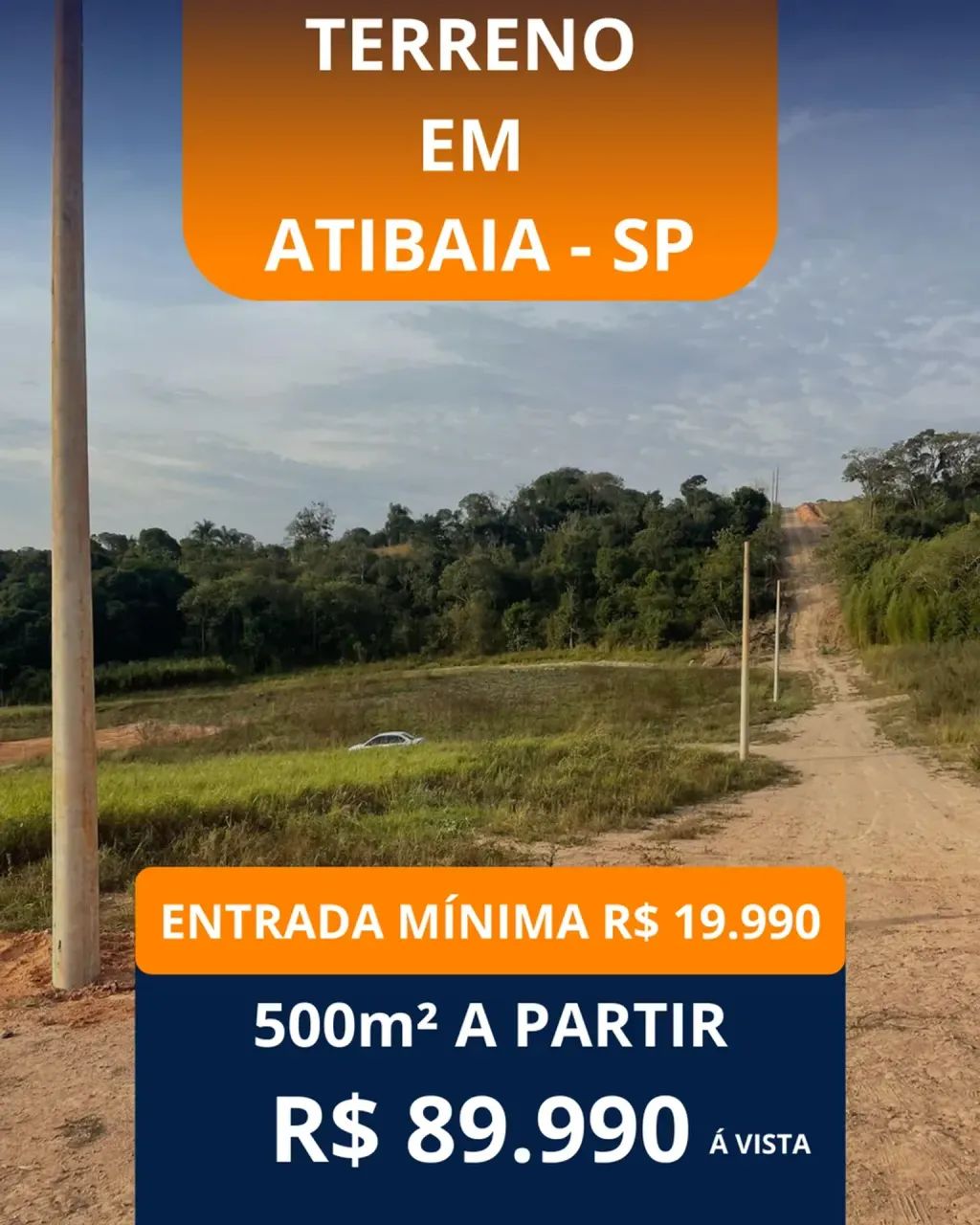 TERRENOS EM ATIBAIA PRONTOS PARA CONSTRUIR