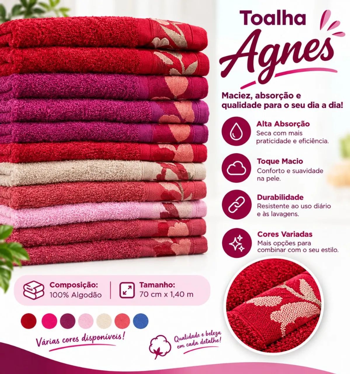 Toalha Agnes 