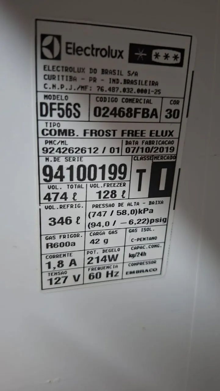 Refrigerador biplex Eletrolux 474 litros - Foto 5