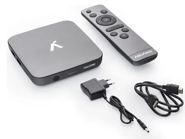 Smart Tvbox STV 3000 Plus Aquario Wifi 5ghz 2gb/16gb Netflix Prime Preto Padrão - Foto 3