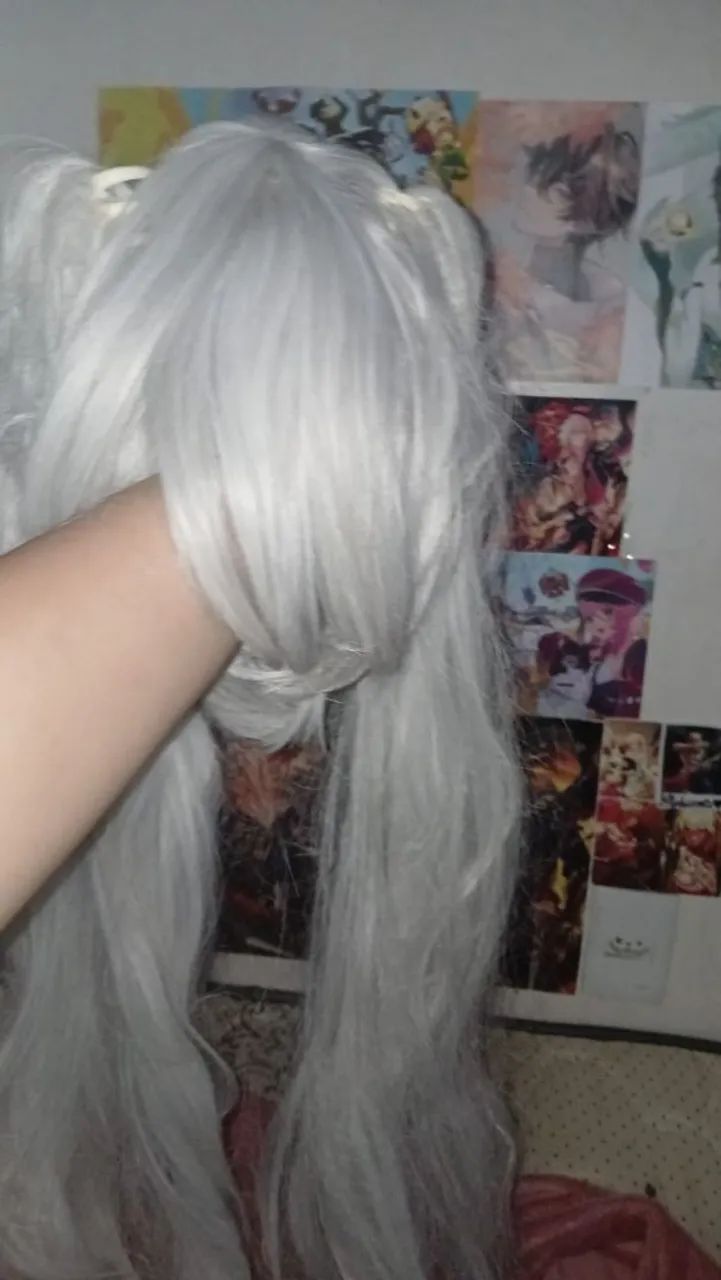 Wig/Peruca Cosplay Frieren Doki Doki SR - Foto 3