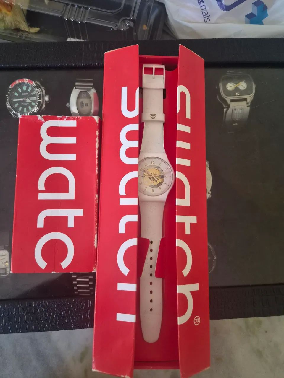 Relogio Swatch Skeleton bio ceramic Novo - Foto 3