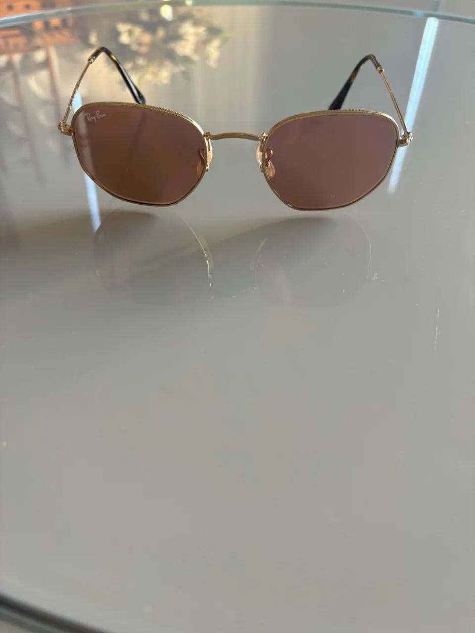 Óculos Ray Ban Hexagonal Flat Lenses 