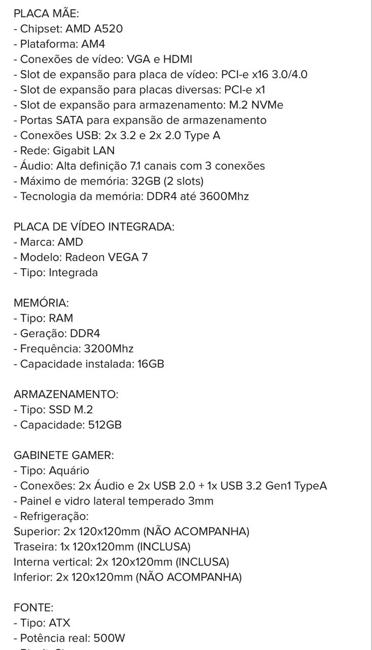 Vendo pc gamer novo ! - Foto 4