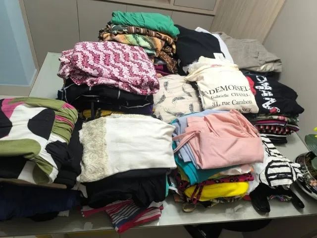 lote de roupas para revenda tam: M e G