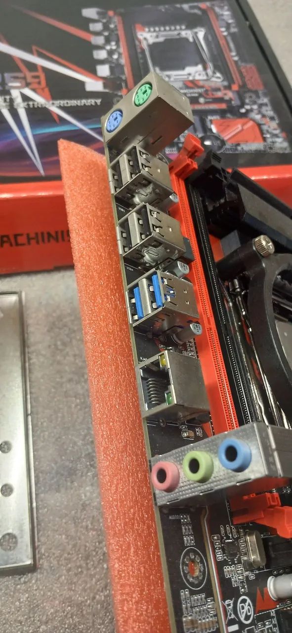 Kit Xeon 2680 V4 + Placa Mae Machinist Rs9 com painel debug - Foto 4
