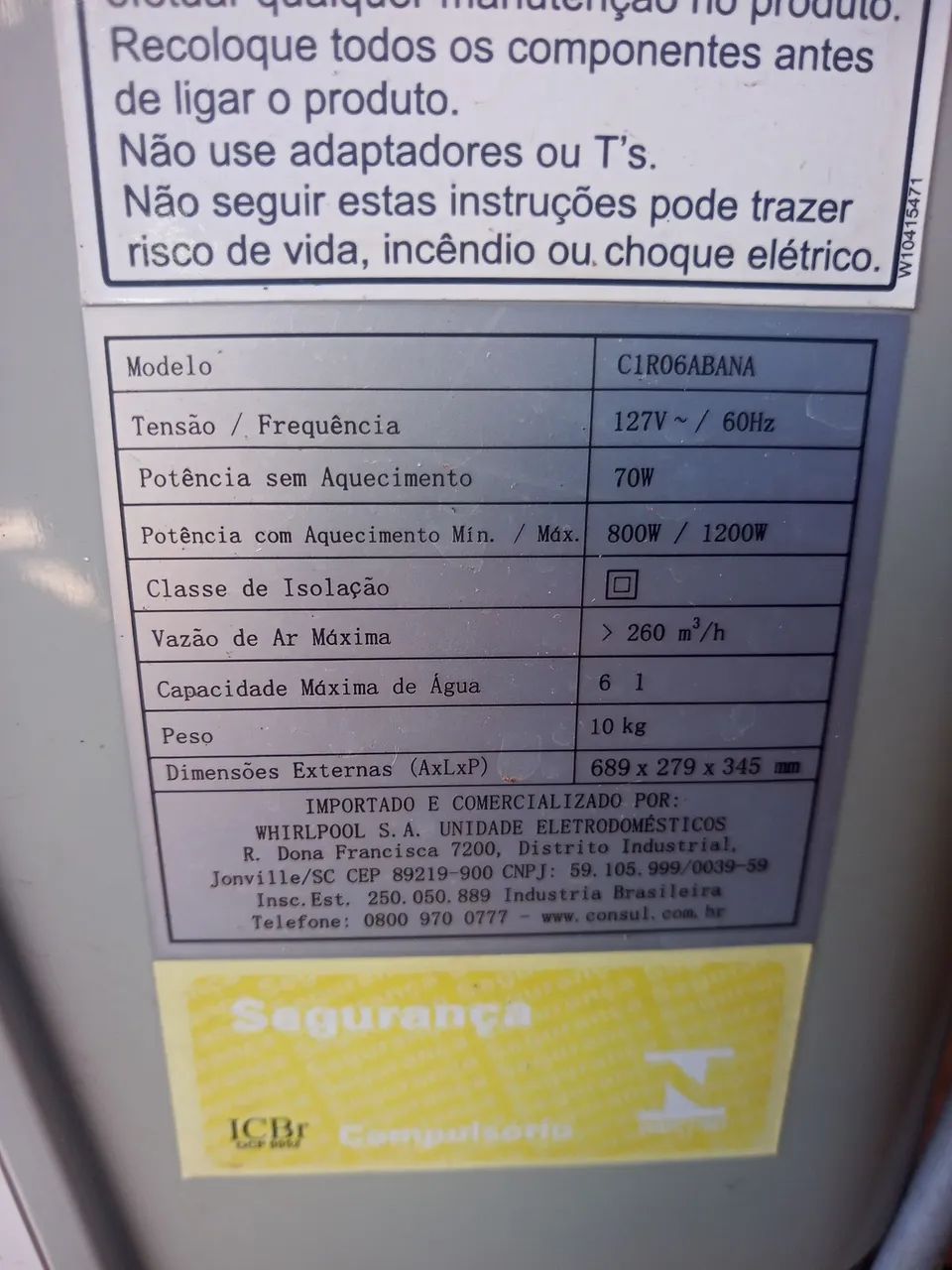 Climatizador Cónsul 110V - Foto 2