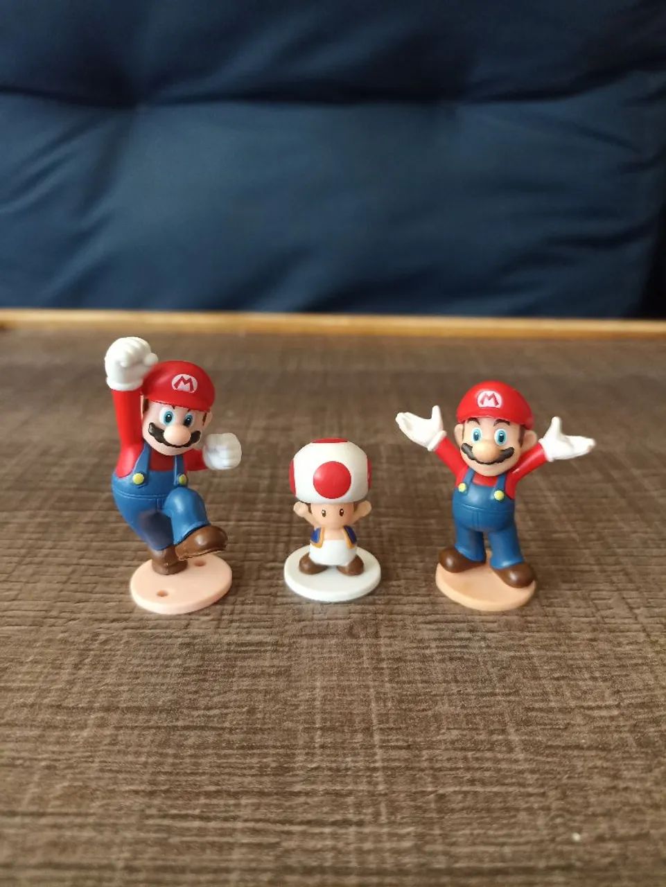 Miniaturas Super Mario Bros Toad e Mario 