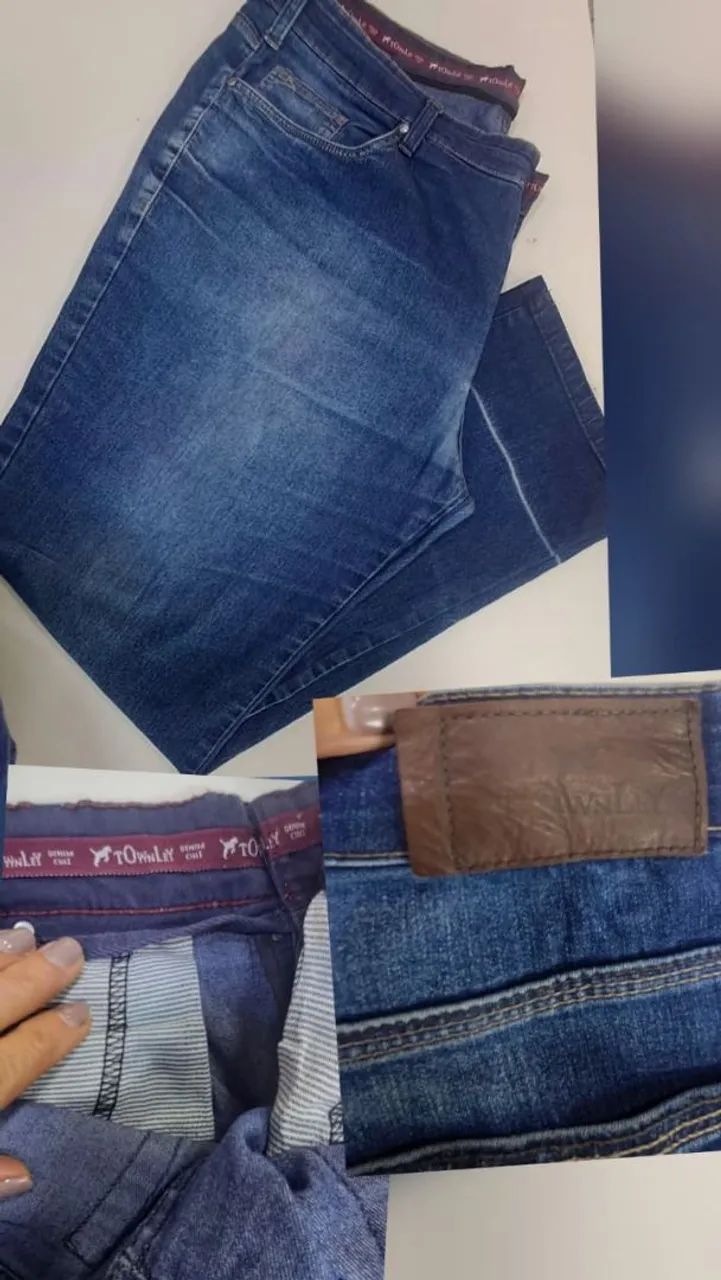 Calças jeans 52/54 - Foto 2