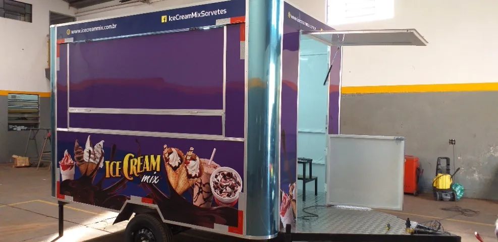 Trailer sorvete food