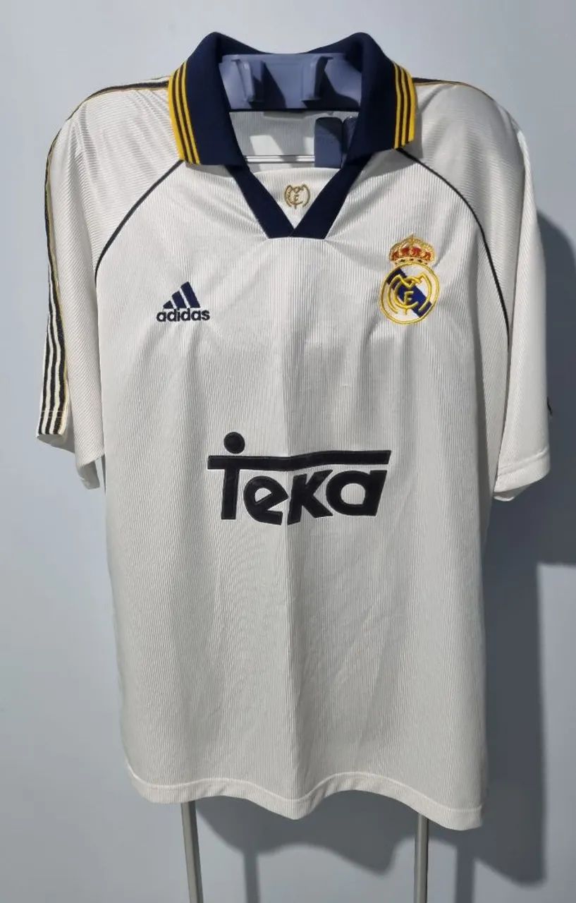 Camisa Real Madrid 1999/ 2000 Oficial de época