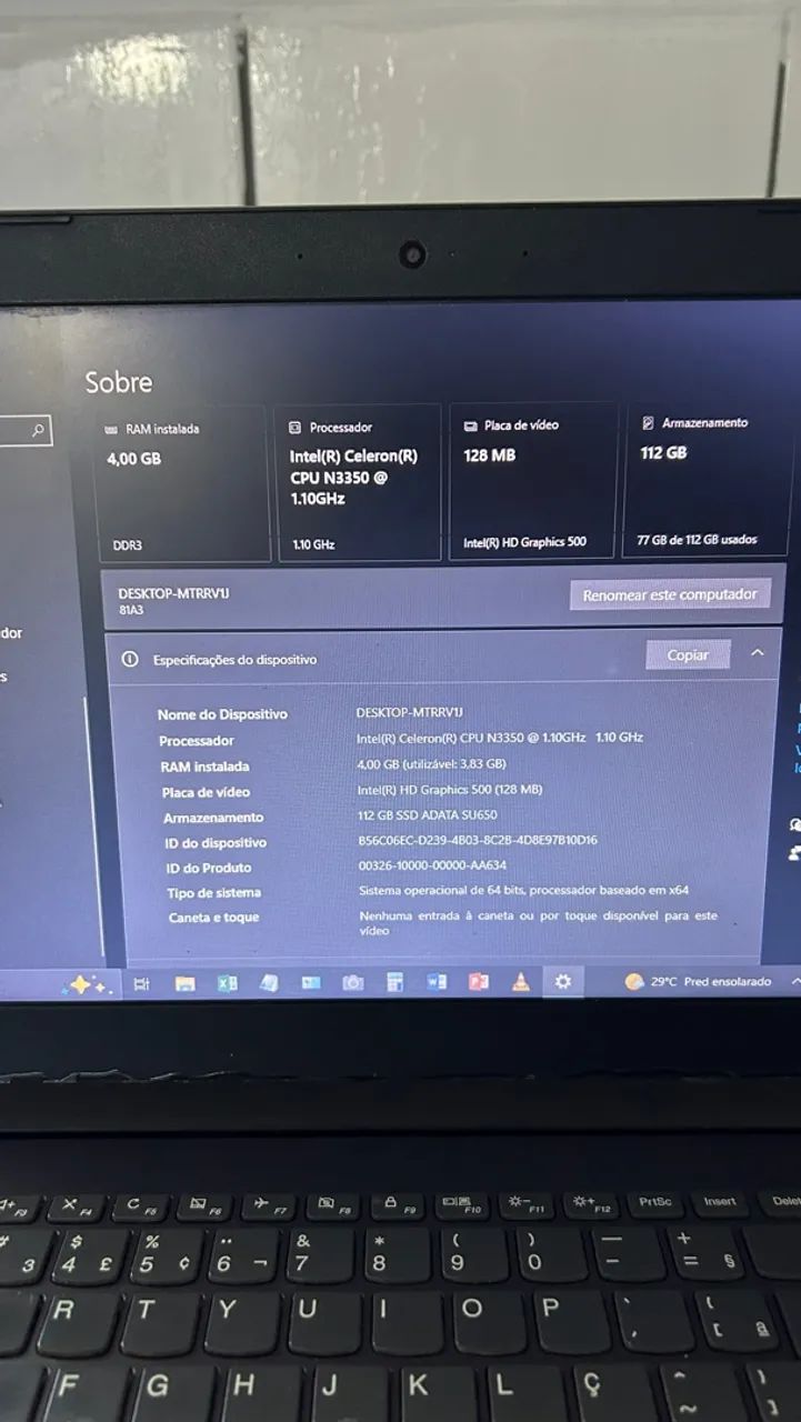 Notebook Lenovo pra VENDER HOJE - Foto 4