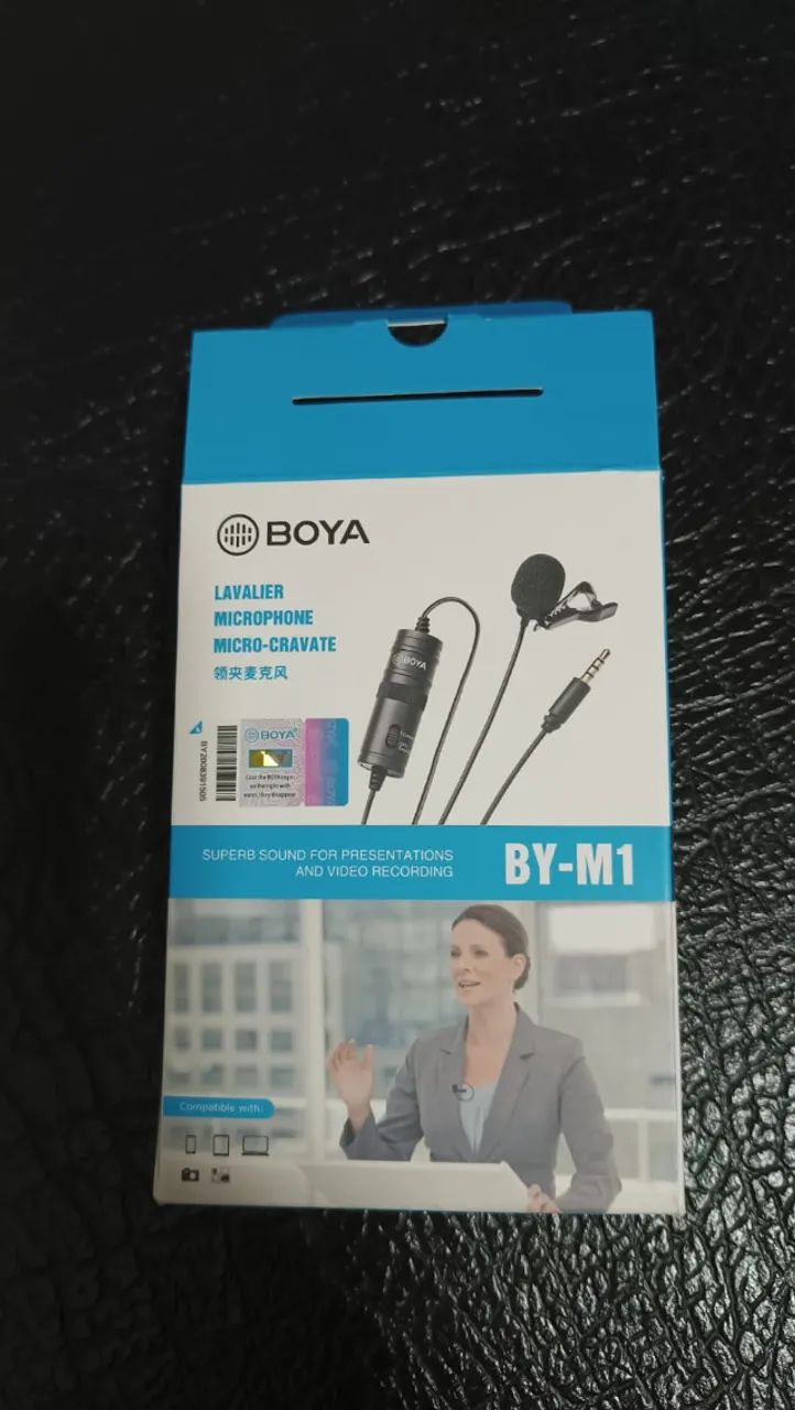 Microfone Lapela Boya - 6 metros