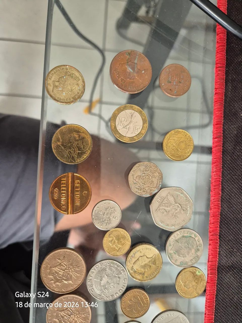 Lote de Moedas Estrangeiras Antigas (Europa e Américas) - Foto 2