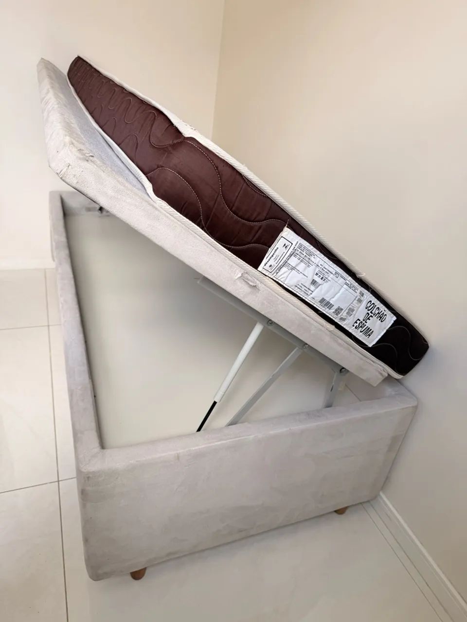Cama de Solteiro com Bicama + colchão  - Foto 2