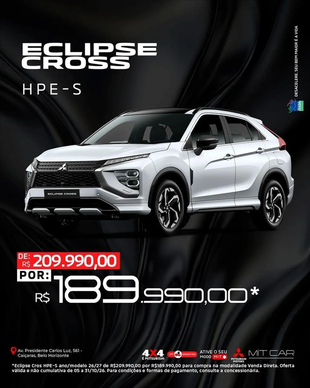 Mitsubishi Eclipse Cross HPE-S 1.5 16V 165cv Aut. 2027