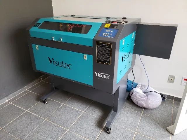 Máquina Router Laser CNC VS6040 Corte e Gravação Completa 60x40cm