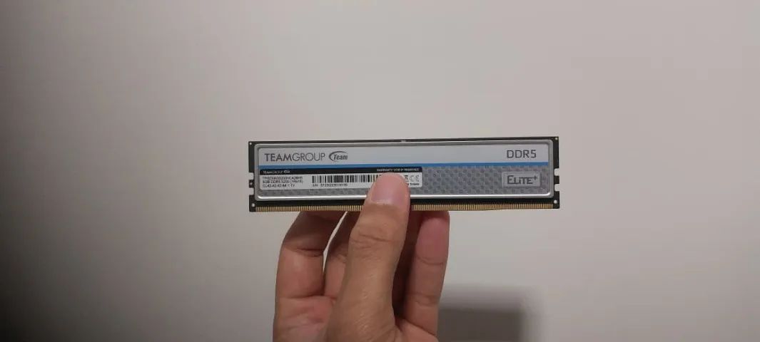 Memória RAM 8gb DDR5 5200mhz