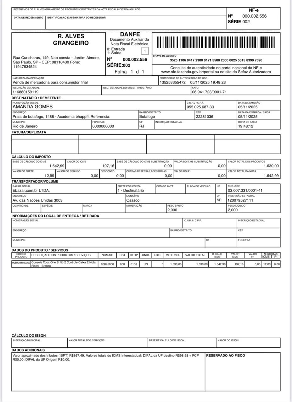 XBOX ONE S 1 TB ( COM NOTA FISCAL) - Foto 2