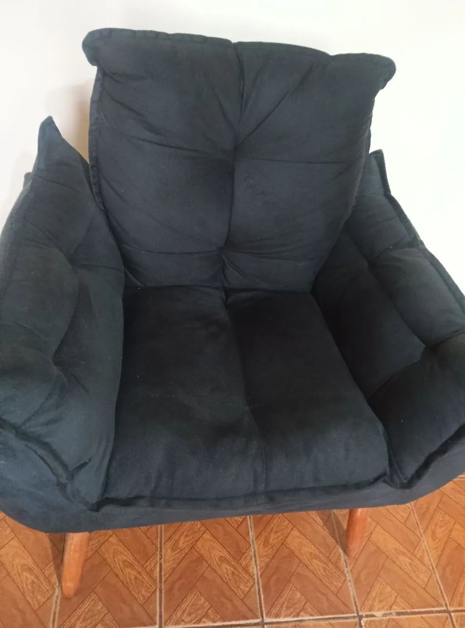 Poltrona mais puff  - Foto 2