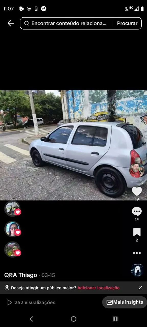 Renault Clio RN/ Expression 1.0 5P 2005 - Foto 3