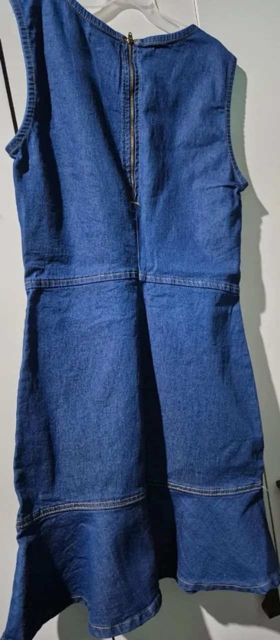 Vestido JEANS  - usado 1X - Foto 3