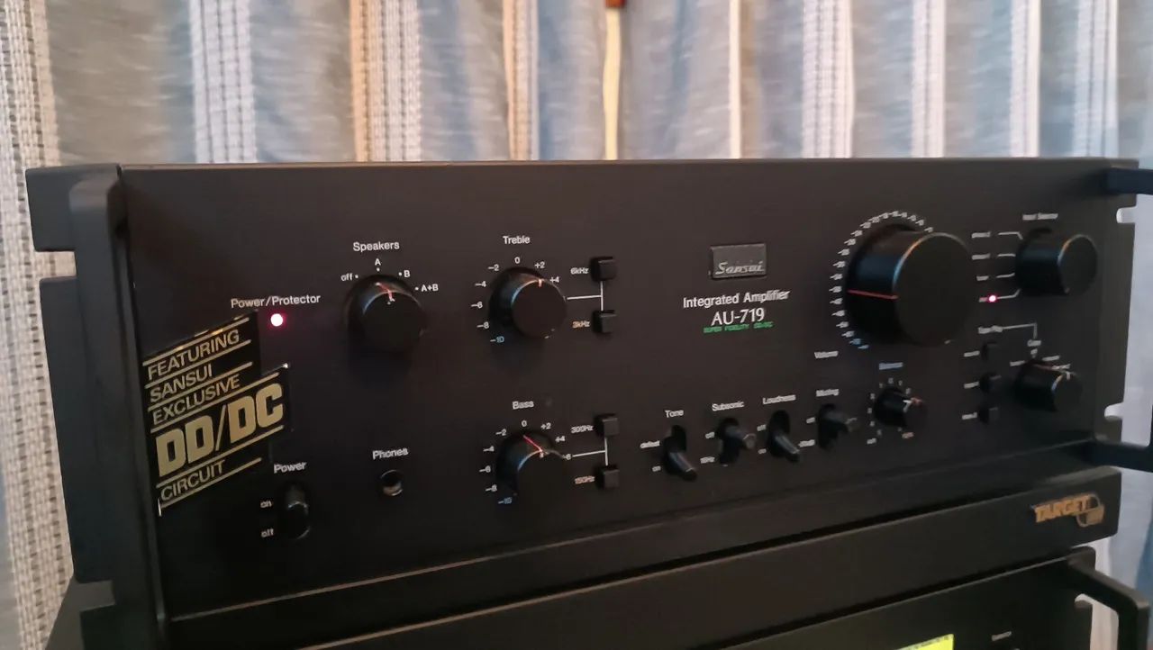 Conjunto Sansui AU719 tuner TU717 e tape deck SC3110 - Aparelhos
