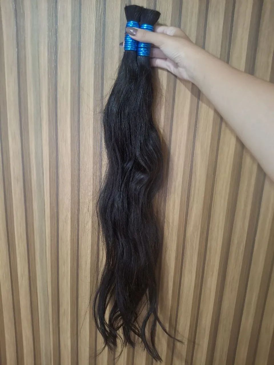 Cabelo indiano levemente ondulado 65cm