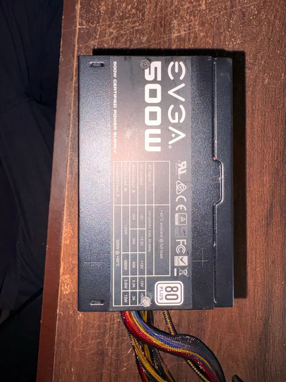 Fonte 500w 80plus white EVGA - Foto 3