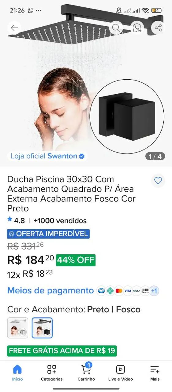 Ducha de piscina  - Foto 2