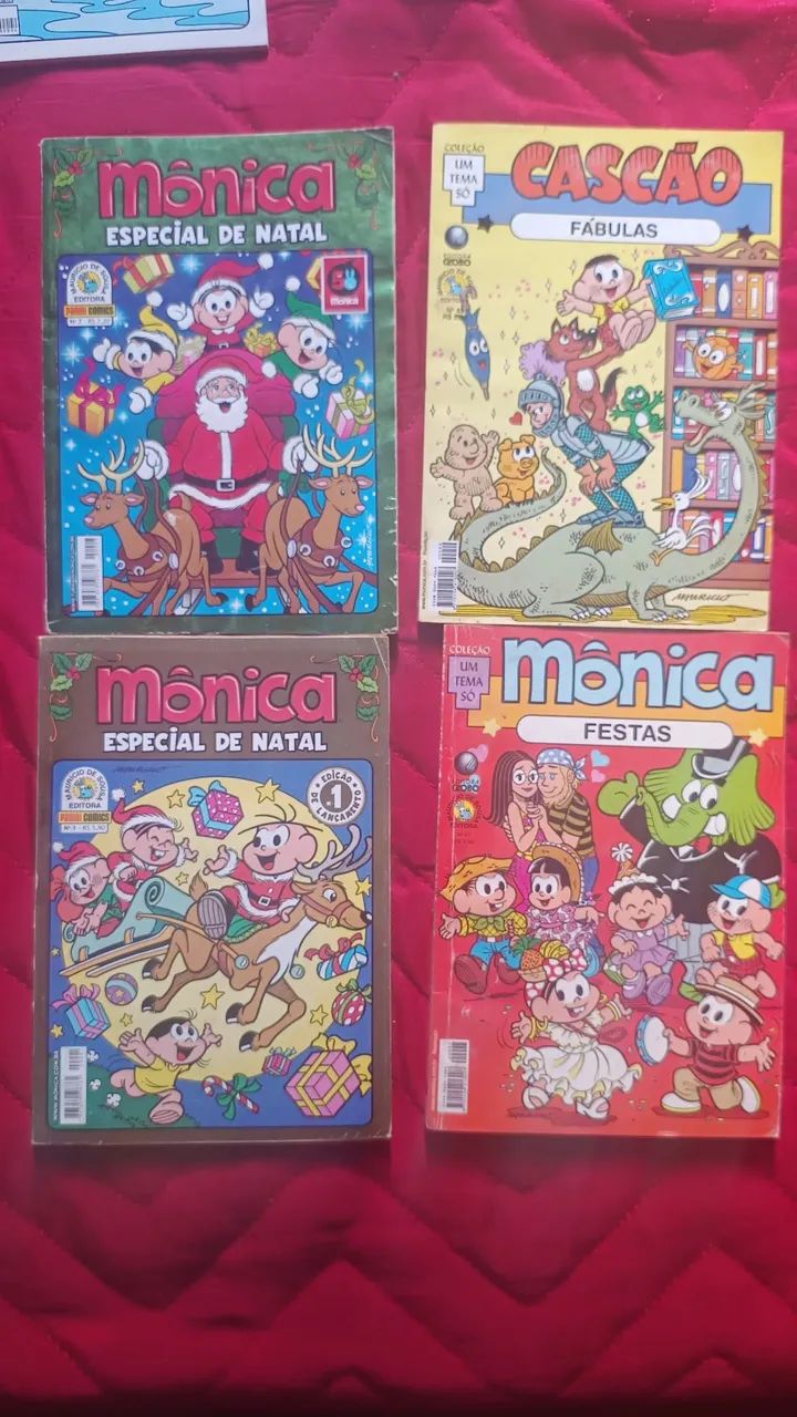 28 almanaques+ 10 gibis variados turma da mônica, magali