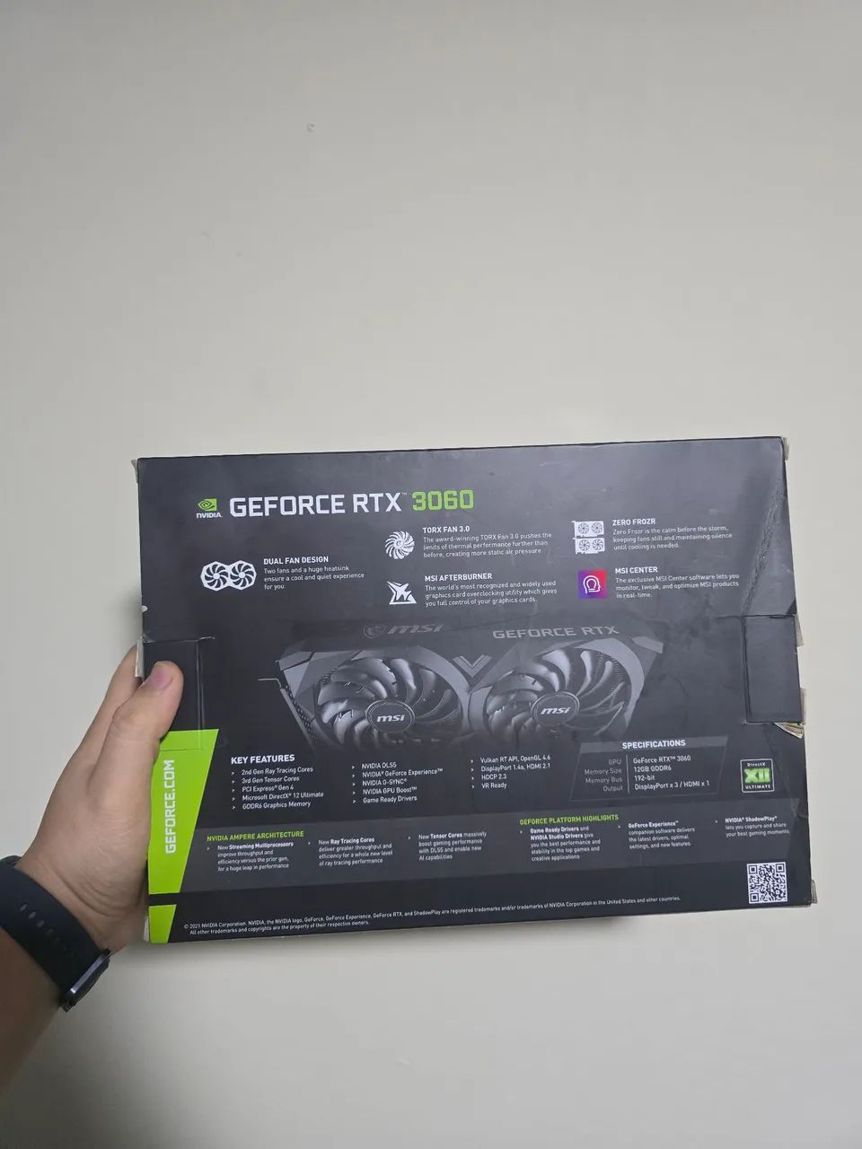 Placa de vídeo RTX 3060 12GB MSI - Foto 2