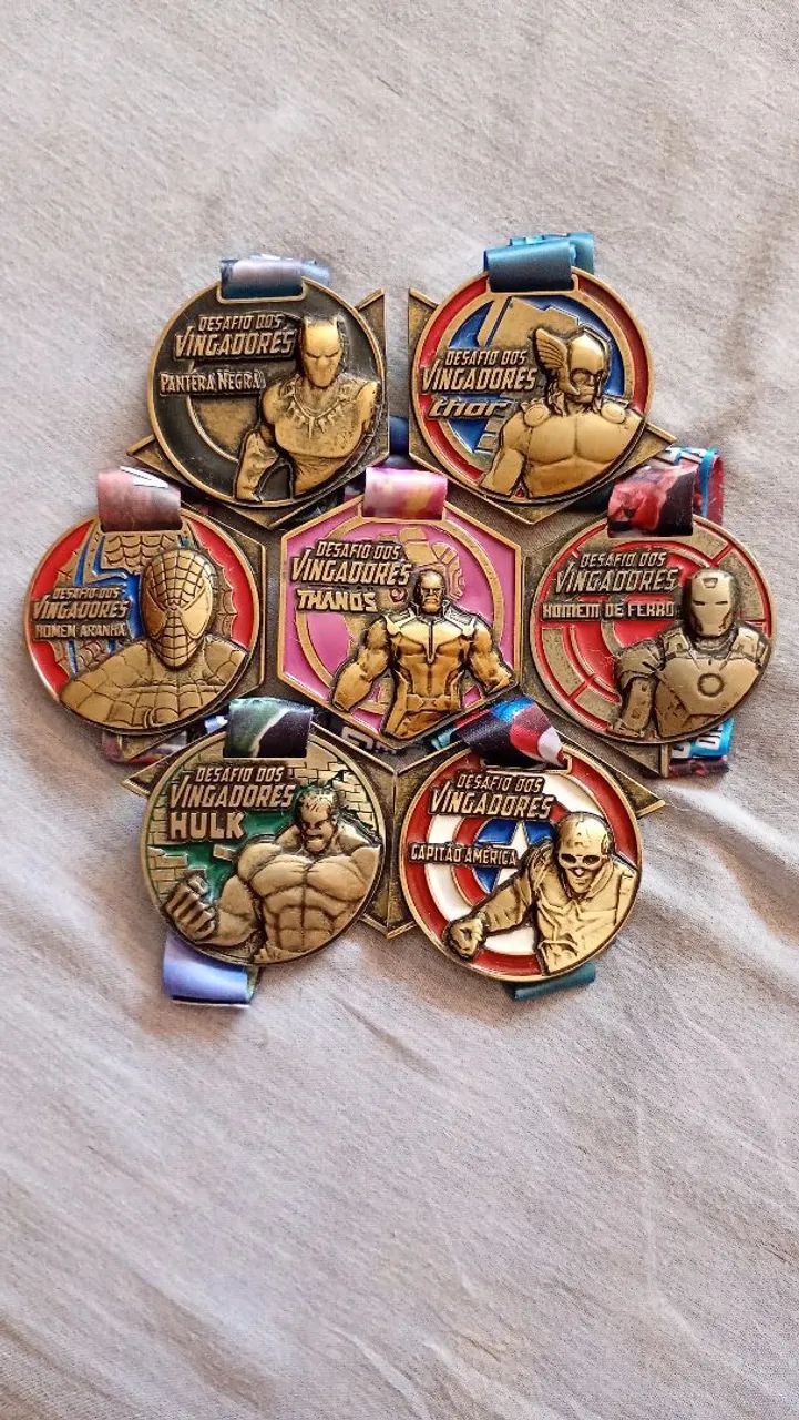 Kit Medalhas Vingadores
