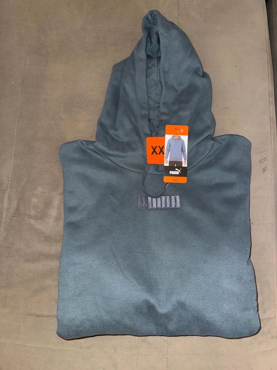 Moletom Puma Modern Basics 22 hoodie cinza - Foto 3