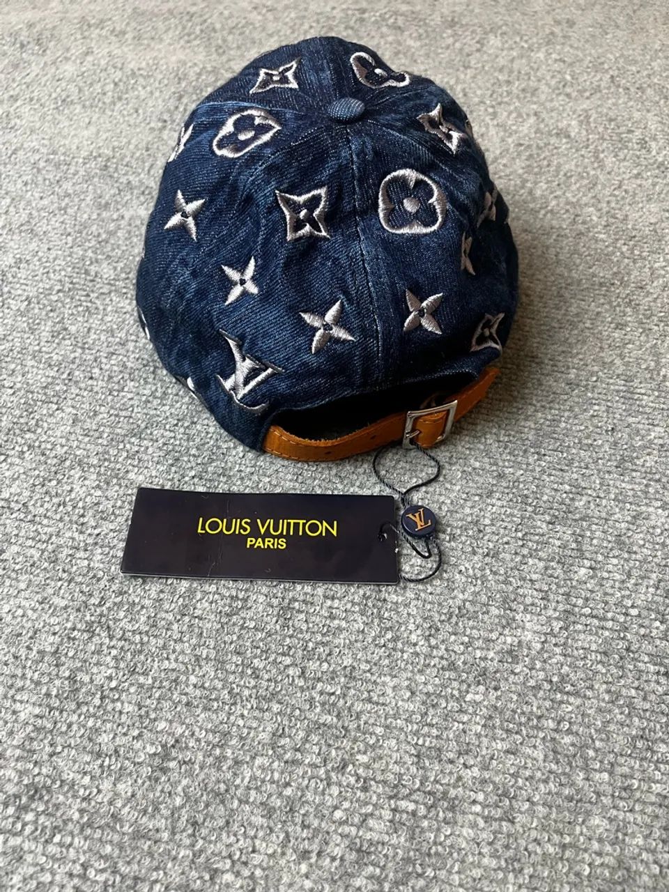 Boné Louis Vuitton Monogram Azul Marinho - Foto 3