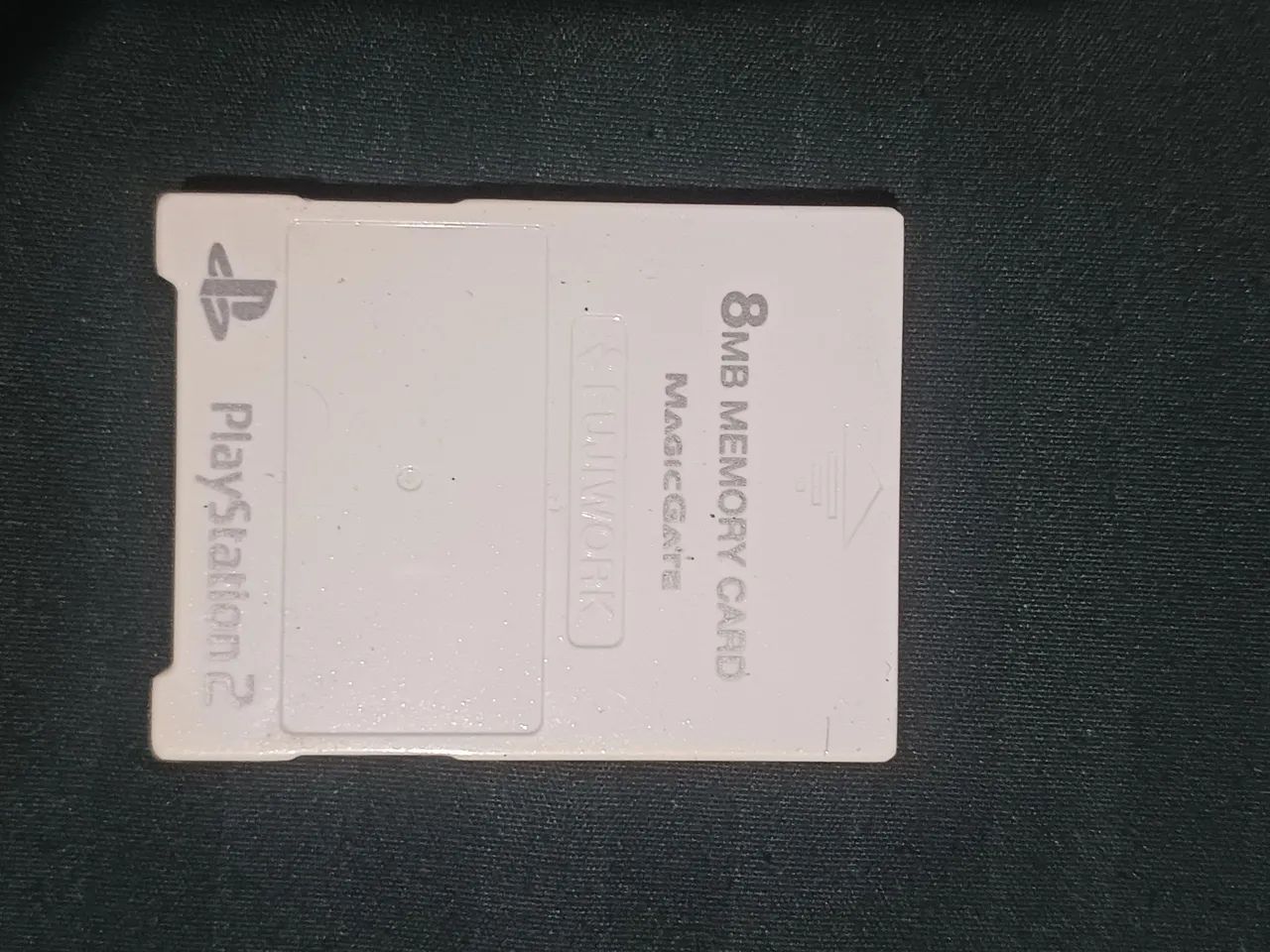 Memory Card Original Playstation 2 Ceramic White 8mb - Foto 2