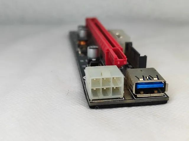 Placa Pci-e Express Riser Ver009s Usb 3.0 Extensor - Foto 3