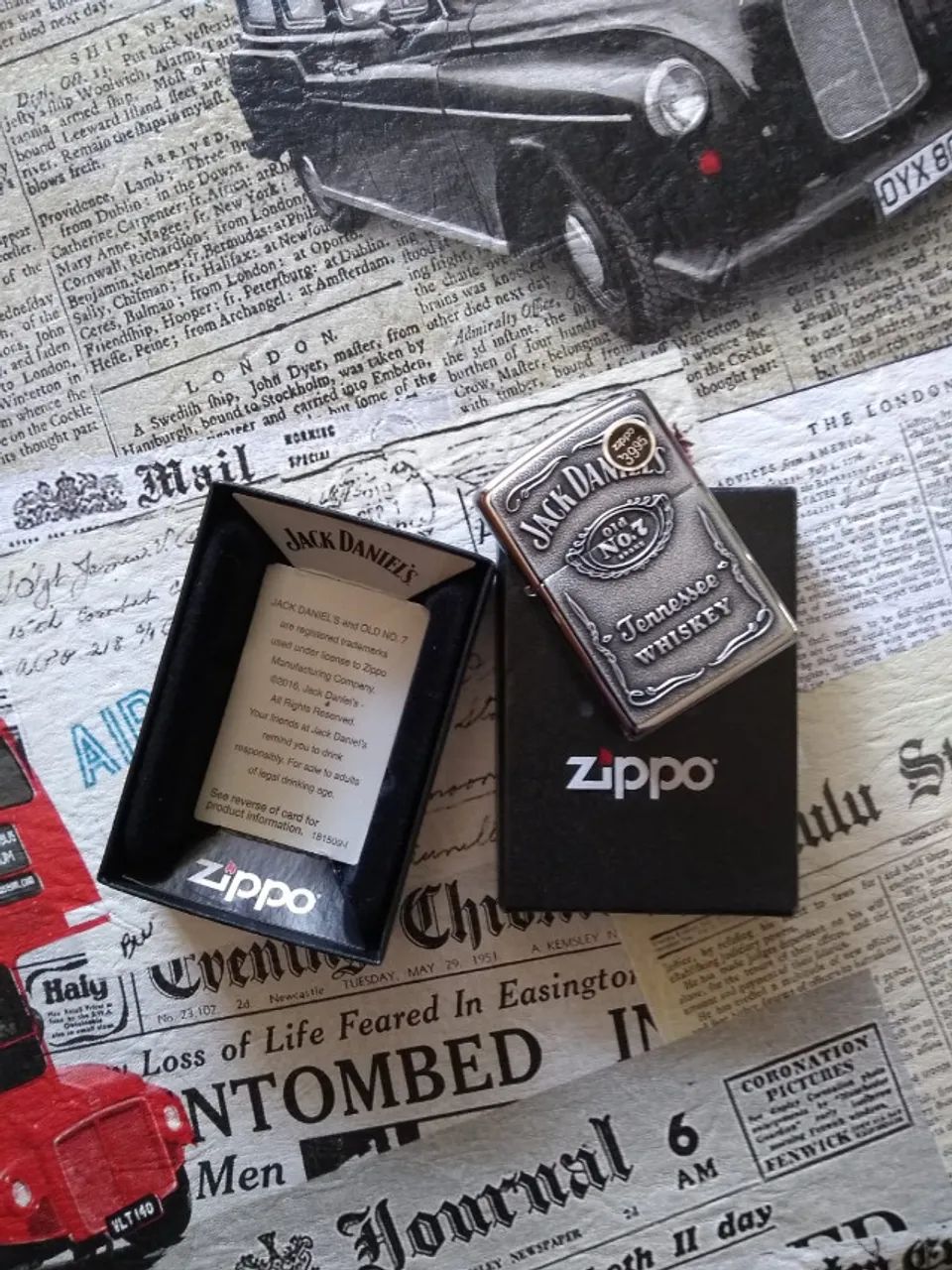 Isqueiro Zippo - Jack Daniels!!! (Usado) - Foto 3