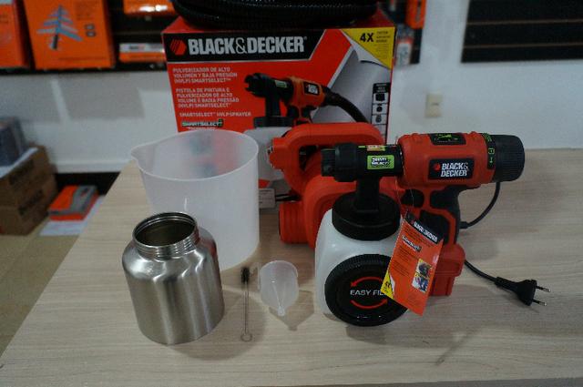 Pistola de Pintura e Pulverização 320W bdph400- Black & Decker 220v - Foto 4