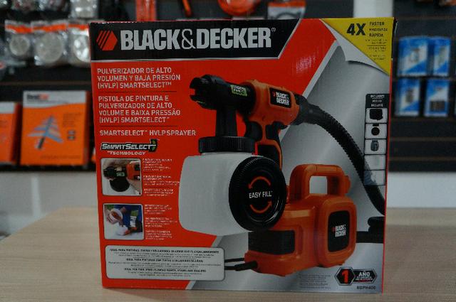 Pistola de Pintura e Pulverização 320W bdph400- Black & Decker 220v - Foto 3