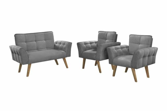 Conjunto de Poltronas Anabelle Retro ???Lindas!!!Direto da fábrica? - Foto 5
