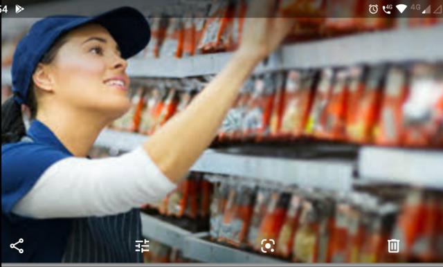 Repositor Supermercado com experiência