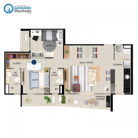 Apartamento residencial à venda, Engenheiro Luciano Cavalcante, Fortaleza. - Foto 12